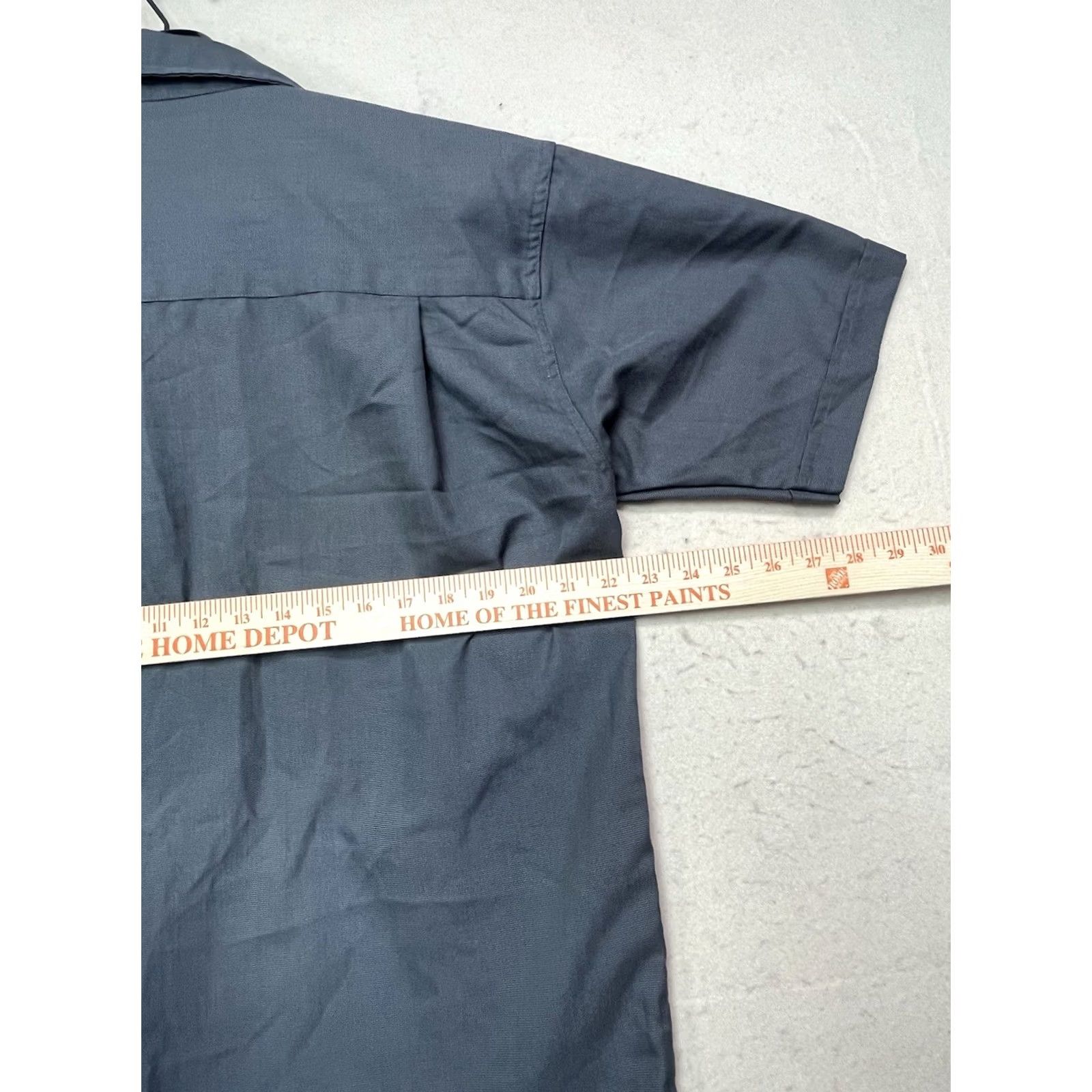 Rusty RUSTY Mens Button-Up Shirt Grey Medium Short Sleeve Collared Pocket Size US M / EU 48-50 / 2 - 3 Thumbnail