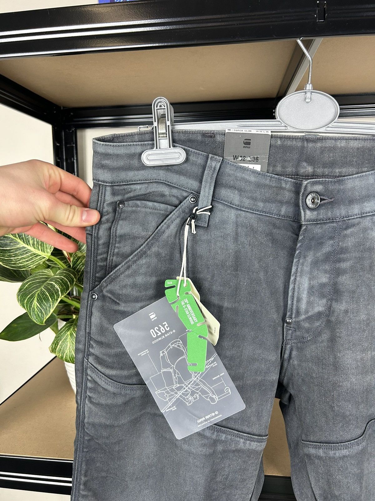 G-Star G Star Raw - 5620 3D Zip Knee (Skinny) Size US 32 / EU 48 - 2 Thumbnail