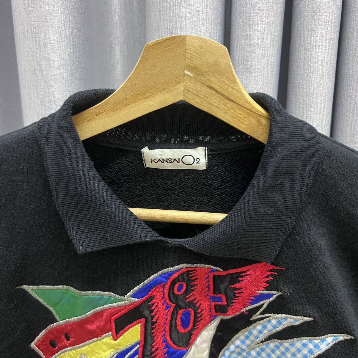 Kansai Yamamoto Vintage Ultra Rare Kansai 02 by KANSAI YAMAMOTO SWEATSHIRT Size US M / EU 48-50 / 2 - 3 Thumbnail