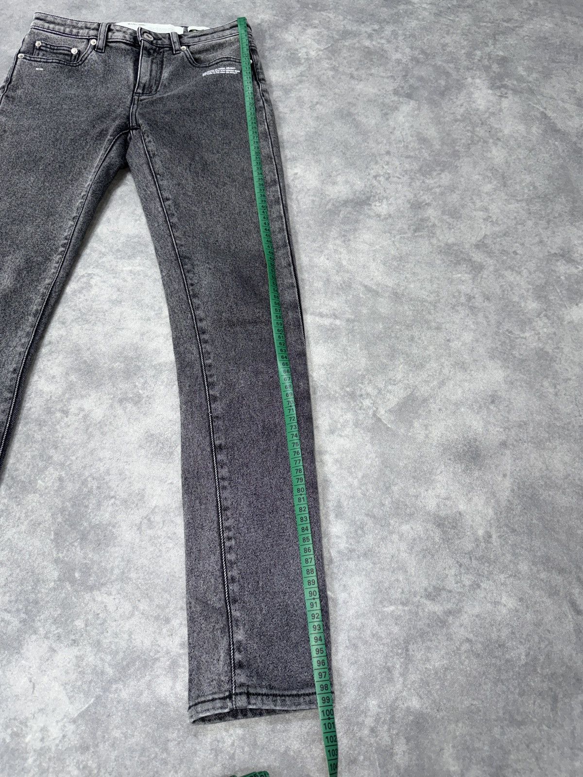Off-White Slim fit jeans denim washed off white operating srl SS2019 Size US 26 / EU 42 - 16 Thumbnail