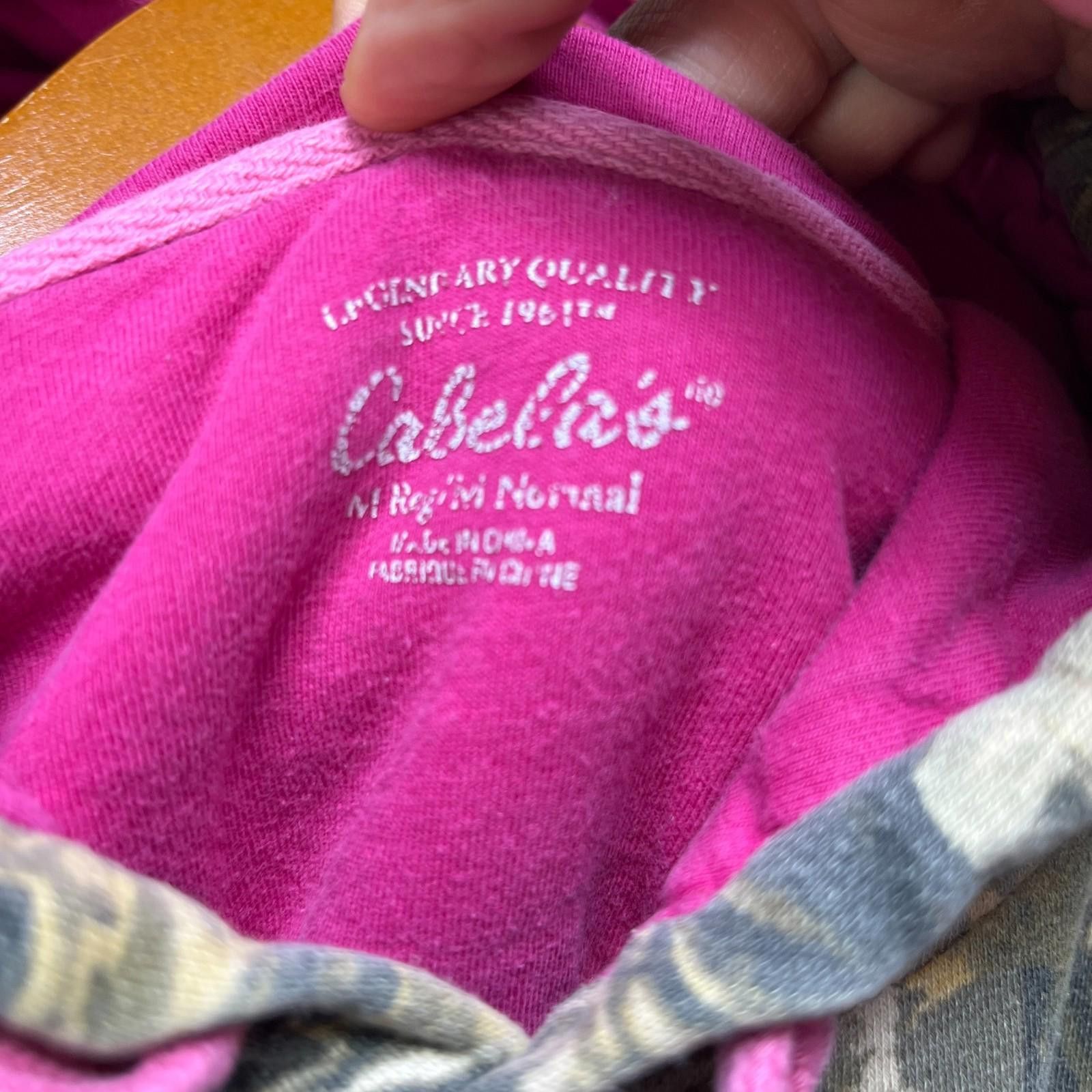 Cabelas Vintage Realtree Camo Cabelas Outdoors Hoodie Womens Medium Size ONE SIZE - 5 Thumbnail