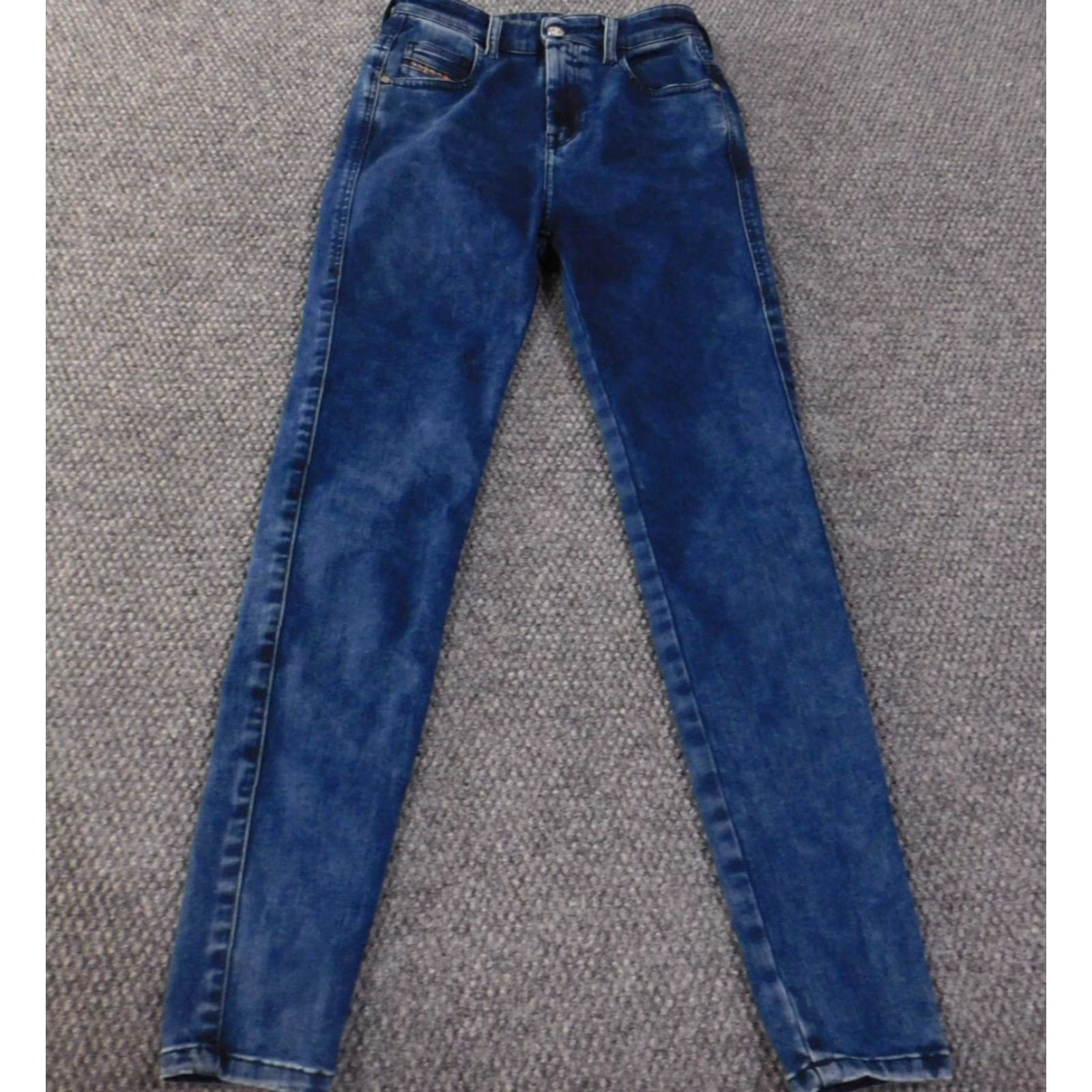 Diesel diesel jeans Women 24 Skinny High Waist Blue Denim Dress Pants Women's Classic Zip Distressed Retro 27 in Inseam Mens (Note: This item is Women) Size 40" / US 18 - 2 Thumbnail