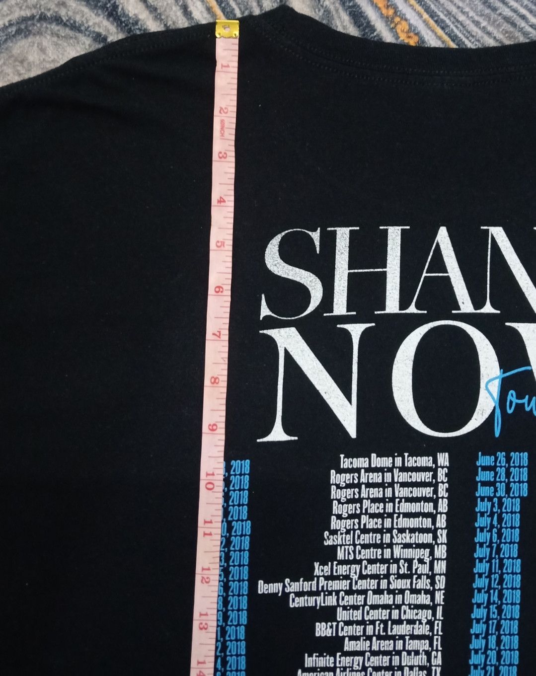 Band Tees Shania Twain : Shania Now Tour 2018 T-shirt Size US XL / EU 56 / 4 - 22 Thumbnail