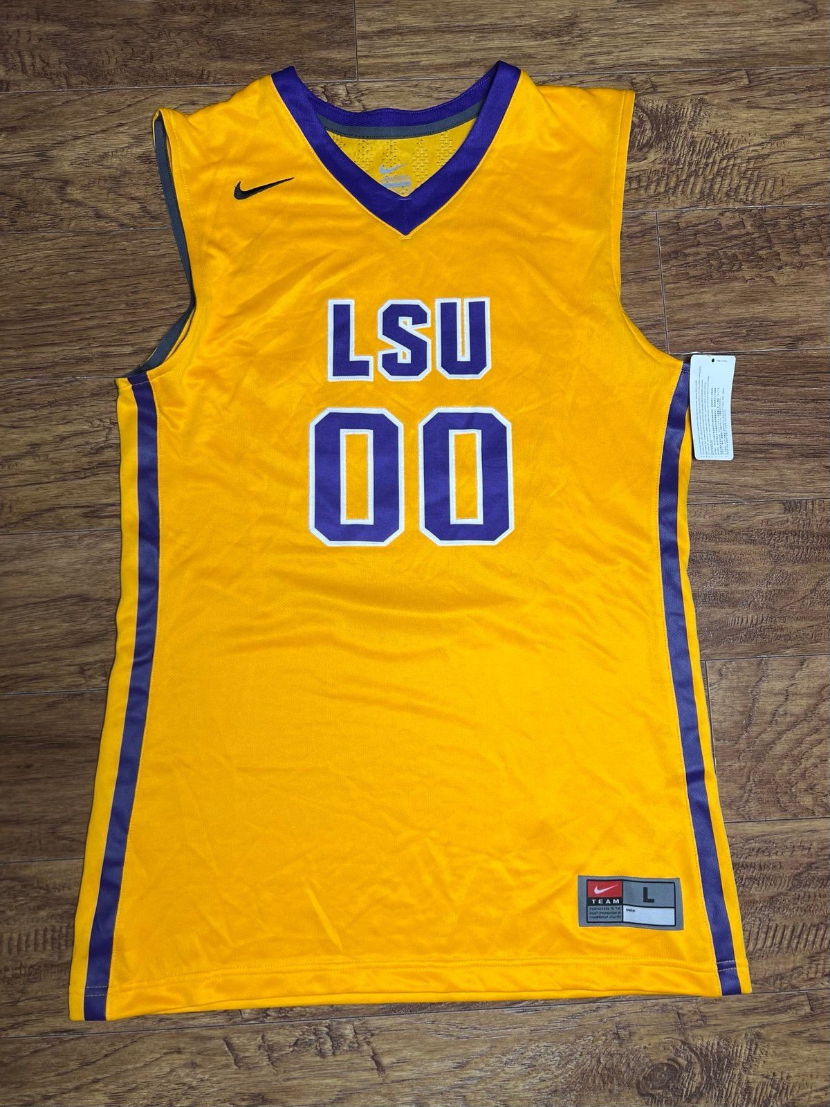 Nike Nike LSU Tigers NCAA Jersey #00 Size Large Yellow NWT Size US L / EU 52-54 / 3 - 1 Thumbnail