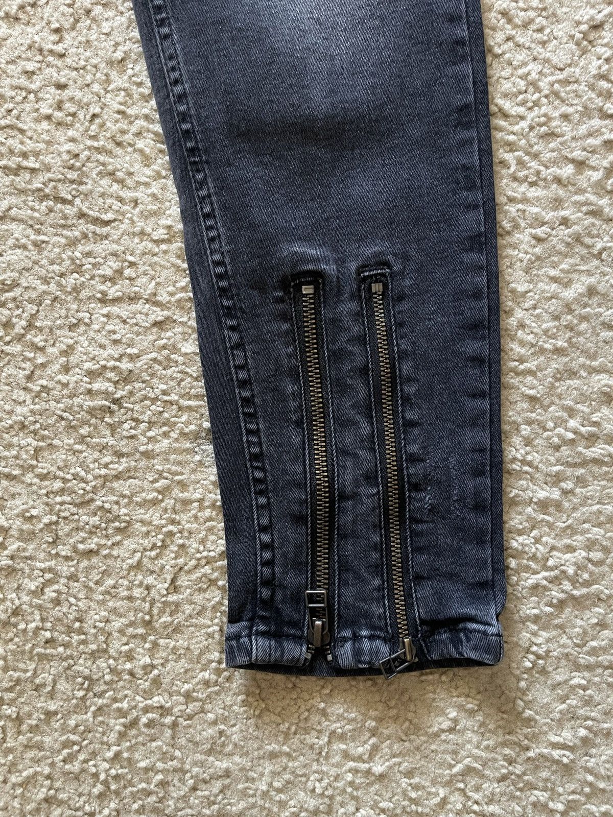 Zara Faded Black Zara Skinny Jeans Size US 31 - 6 Thumbnail