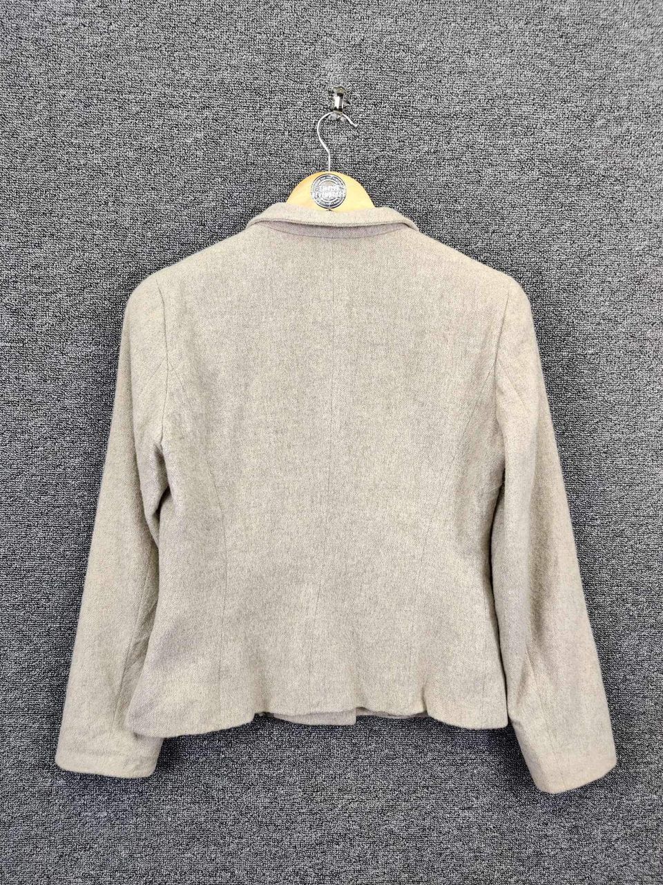 Japanese Brand Vintage Max Mara Wool Tweed Blazer Jacket Size US S / EU 44-46 / 1 - 6 Thumbnail