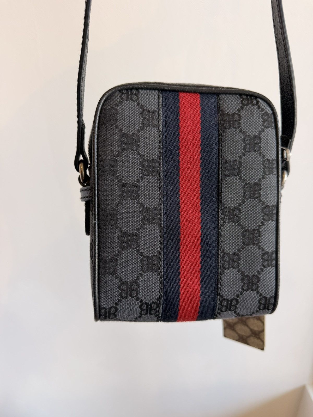 Balenciaga × Gucci Balenciaga x Gucci Hacker Project Black Crossbody Bag Size ONE SIZE - 6 Thumbnail