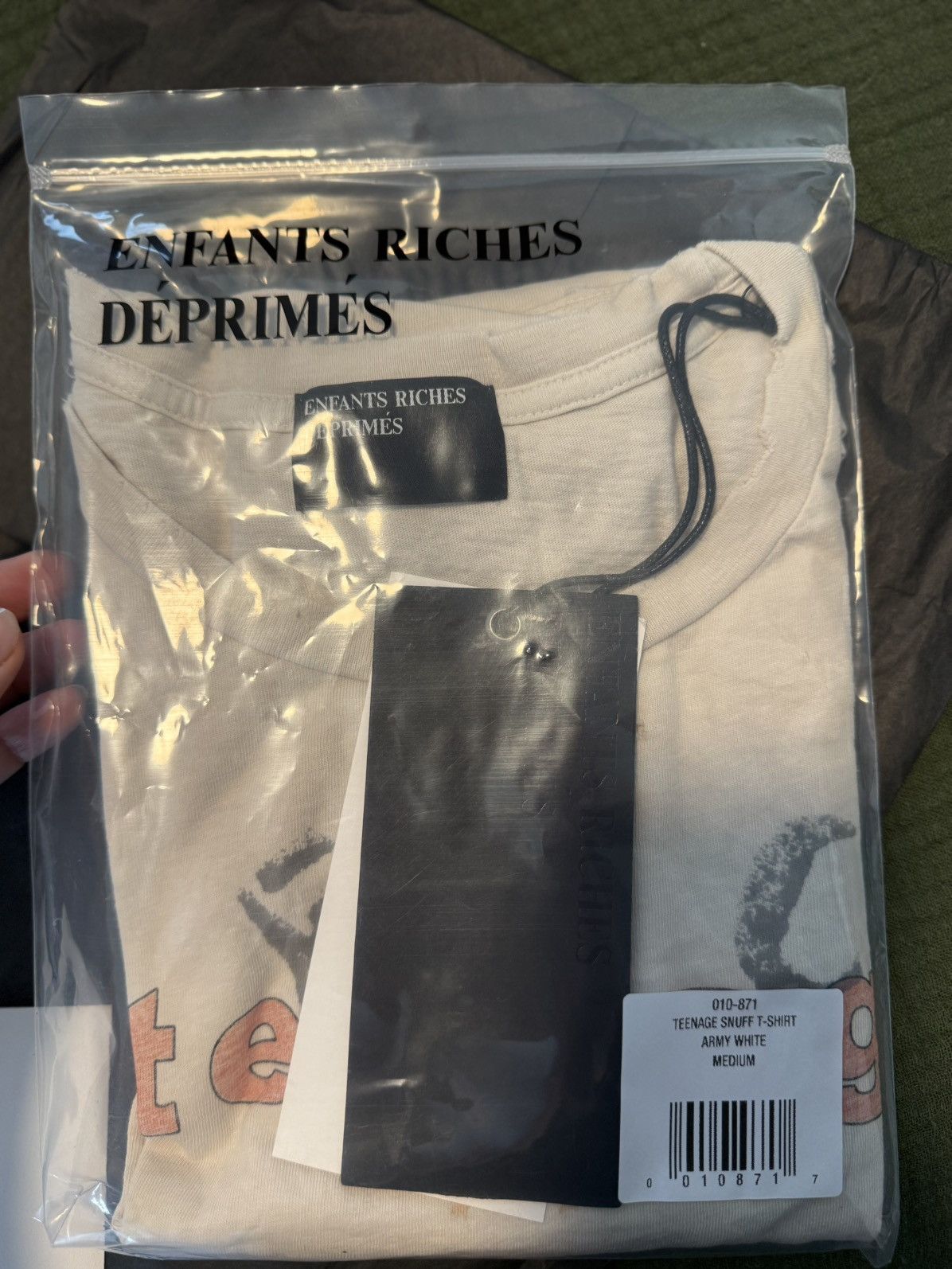 Enfants Riches Deprimes TEENAGE SNUFF T-SHIRT Size US M / EU 48-50 / 2 - 6 Thumbnail