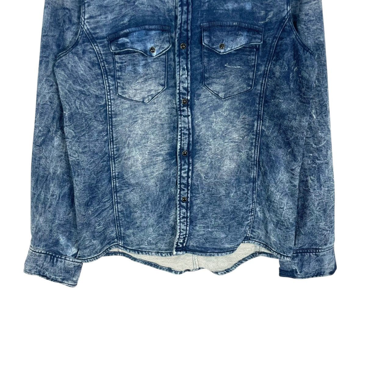 In The Attic Vintage In The Attic Acid Wash Shirt Button Japanese Brand Size US S / EU 44-46 / 1 - 6 Thumbnail