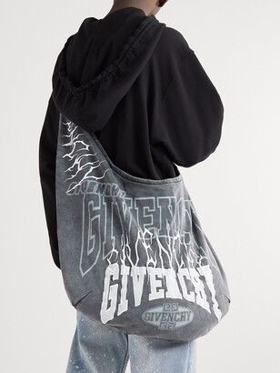 Givenchy Givenchy Gothic Logo Cotton Messenger Bag Size ONE SIZE - 2 Thumbnail