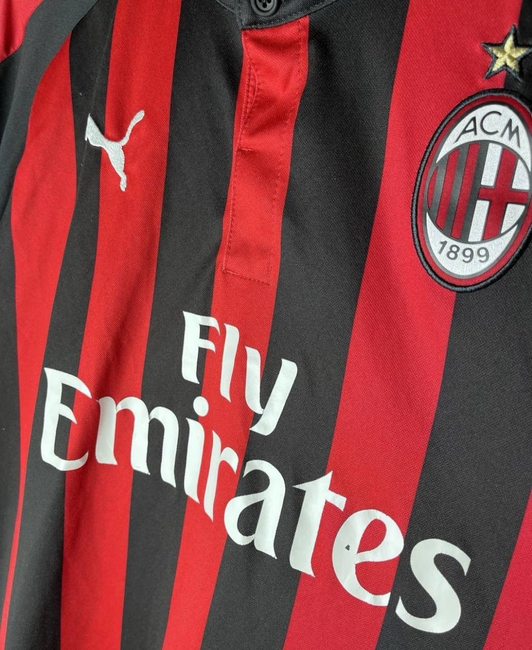 Puma Men’s jersey Fc Milan Puma Serie A 2018/19 #13 Romagnoli Size US L / EU 52-54 / 3 - 9 Thumbnail
