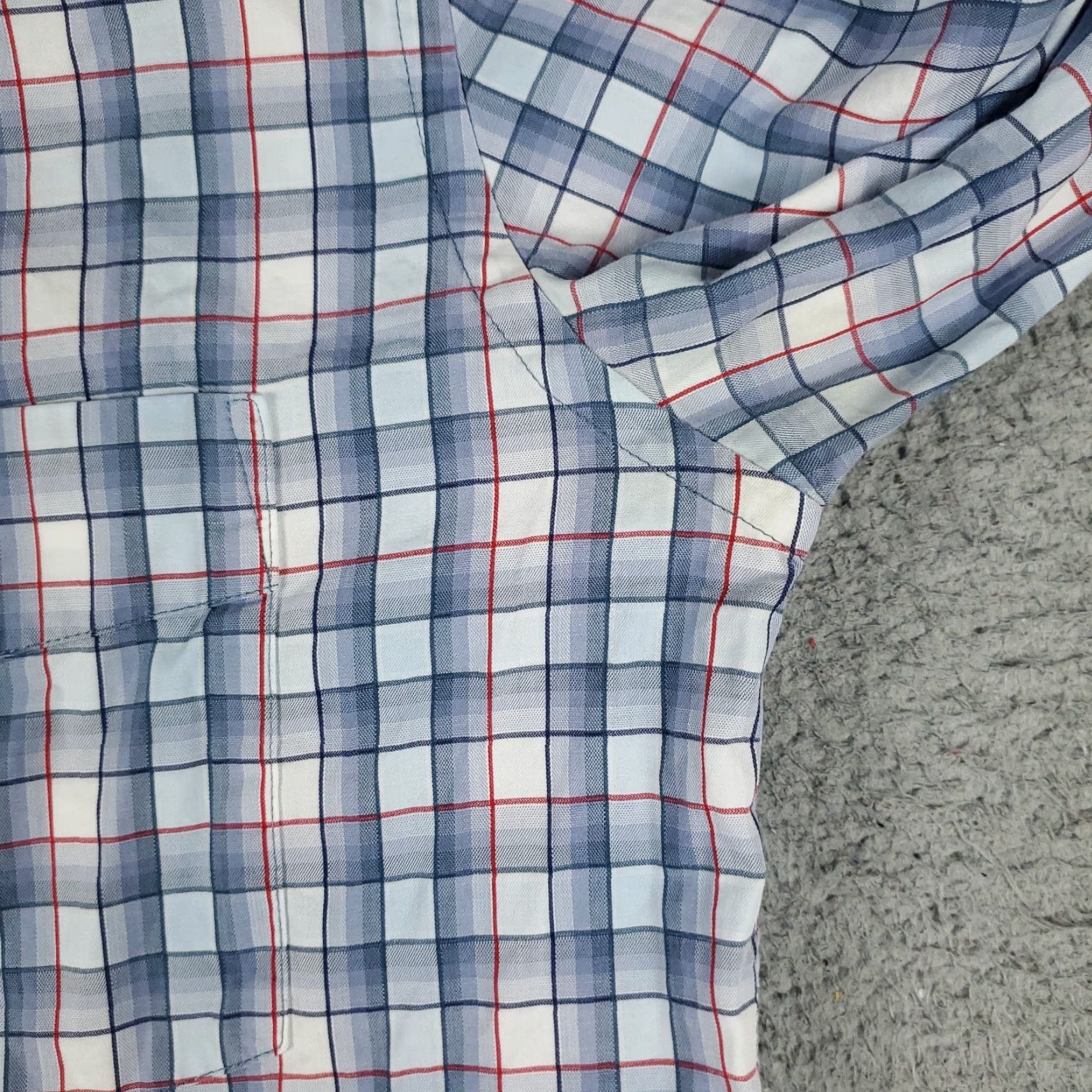 Faconnable Façonnable Blue Plaid Shirt Men’s Medium Long Sleeve Button-Up Casual Modern Preppy Size US M / EU 48-50 / 2 - 6 Thumbnail