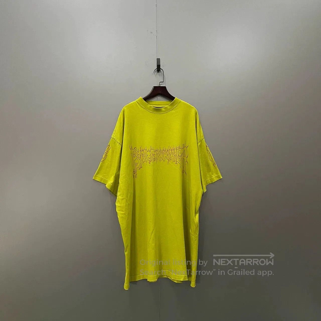 Balenciaga Balenciaga Flame Letter Short Sleeve. Size US S / EU 44-46 / 1 - 1 Thumbnail