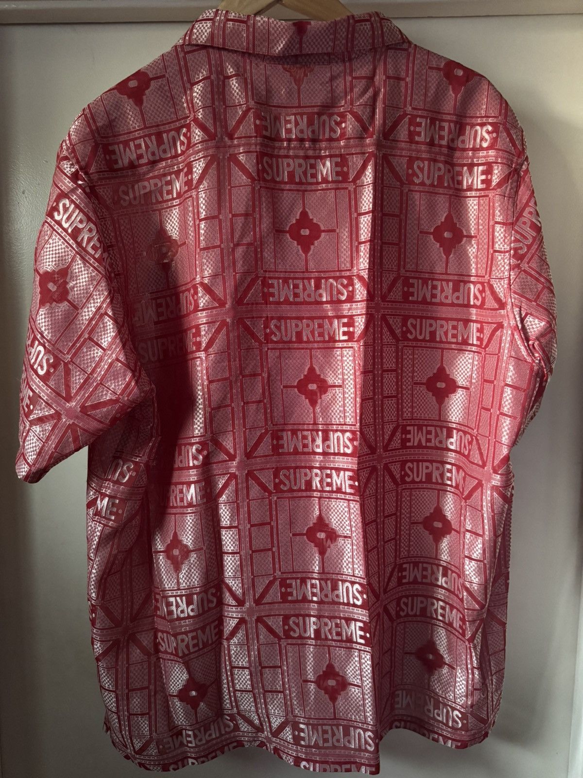 Supreme Supreme Trays Jacquard S/S Shirt Size US XL / EU 56 / 4 - 3 Thumbnail