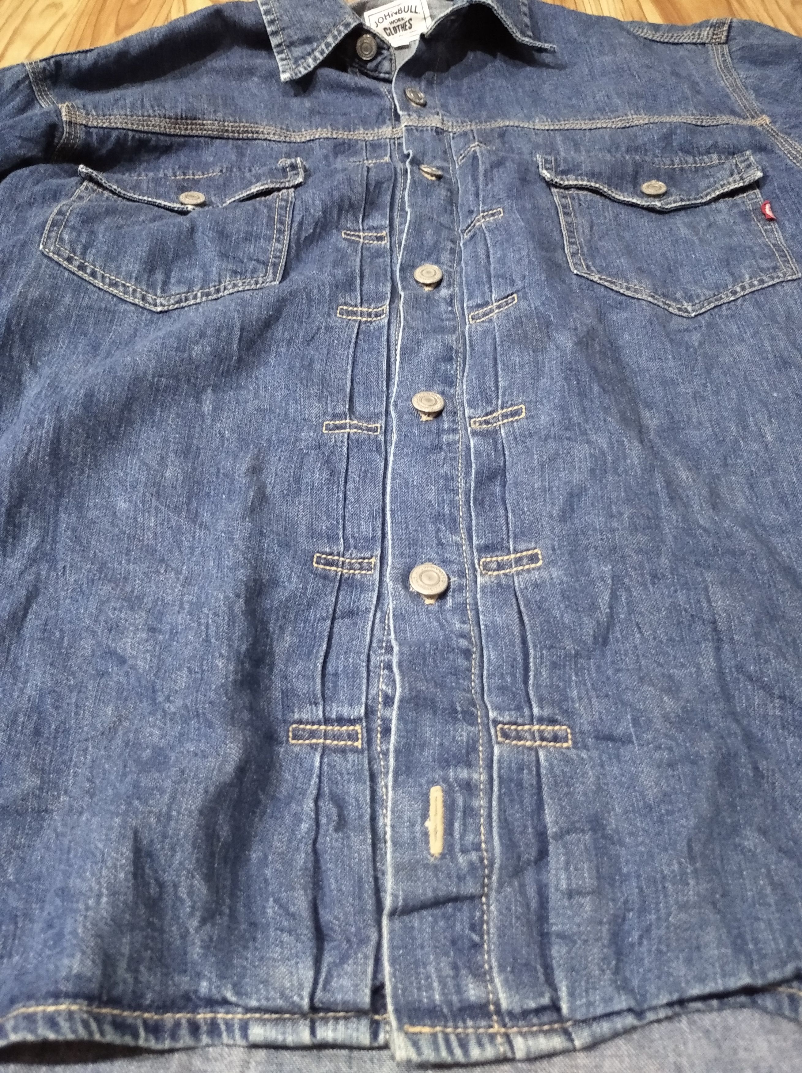 Japanese Brand × Johnbull Johnbull vintage denim shirt Size US L / EU 52-54 / 3 - 2 Thumbnail