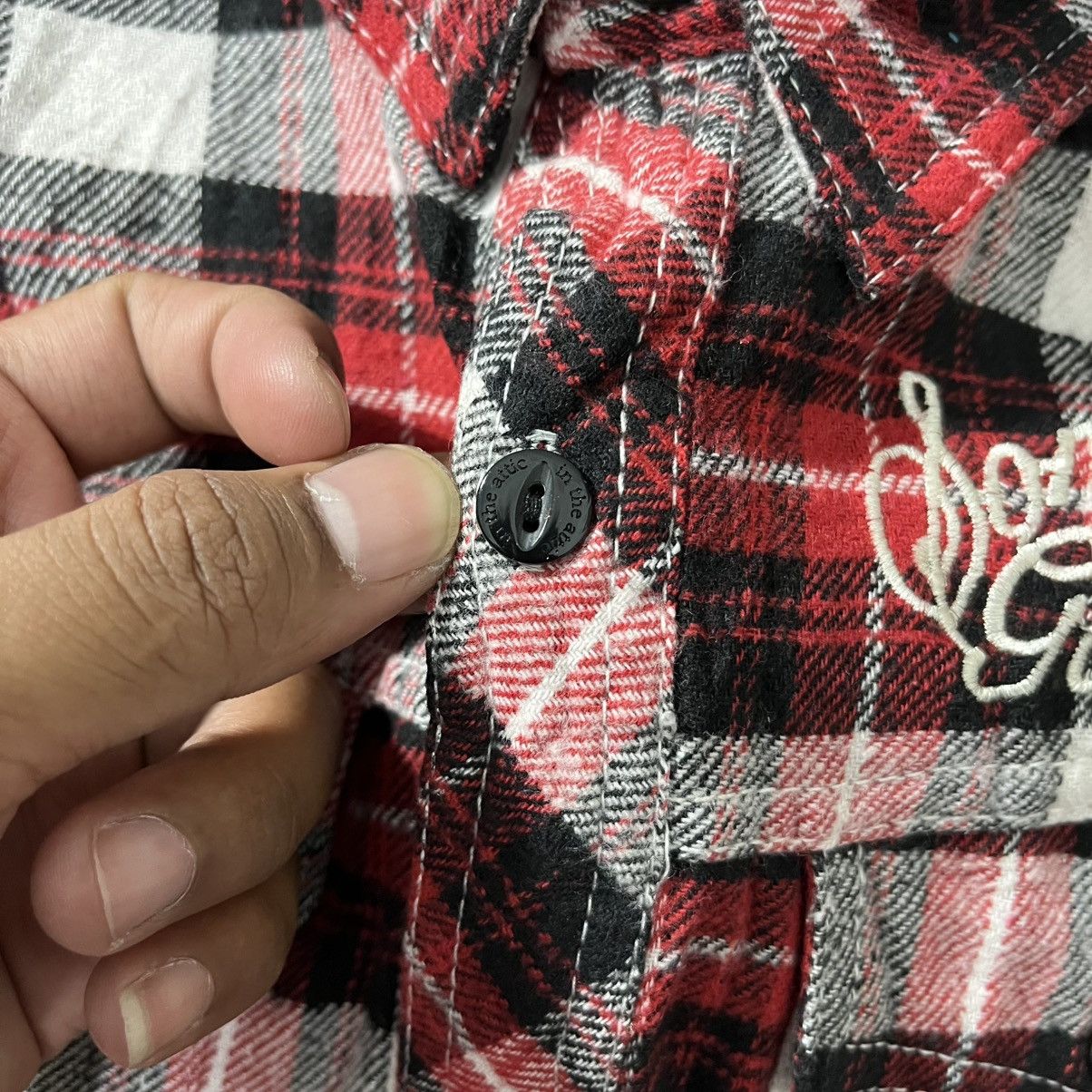 Japanese Brand IN THE ATTIC Plaid Flanel Shirt ifsix gothic style Size US M / EU 48-50 / 2 - 7 Thumbnail