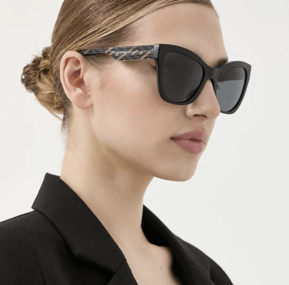 image of New Versace Ve4417U - 535887 Black Sunglasses, Women's