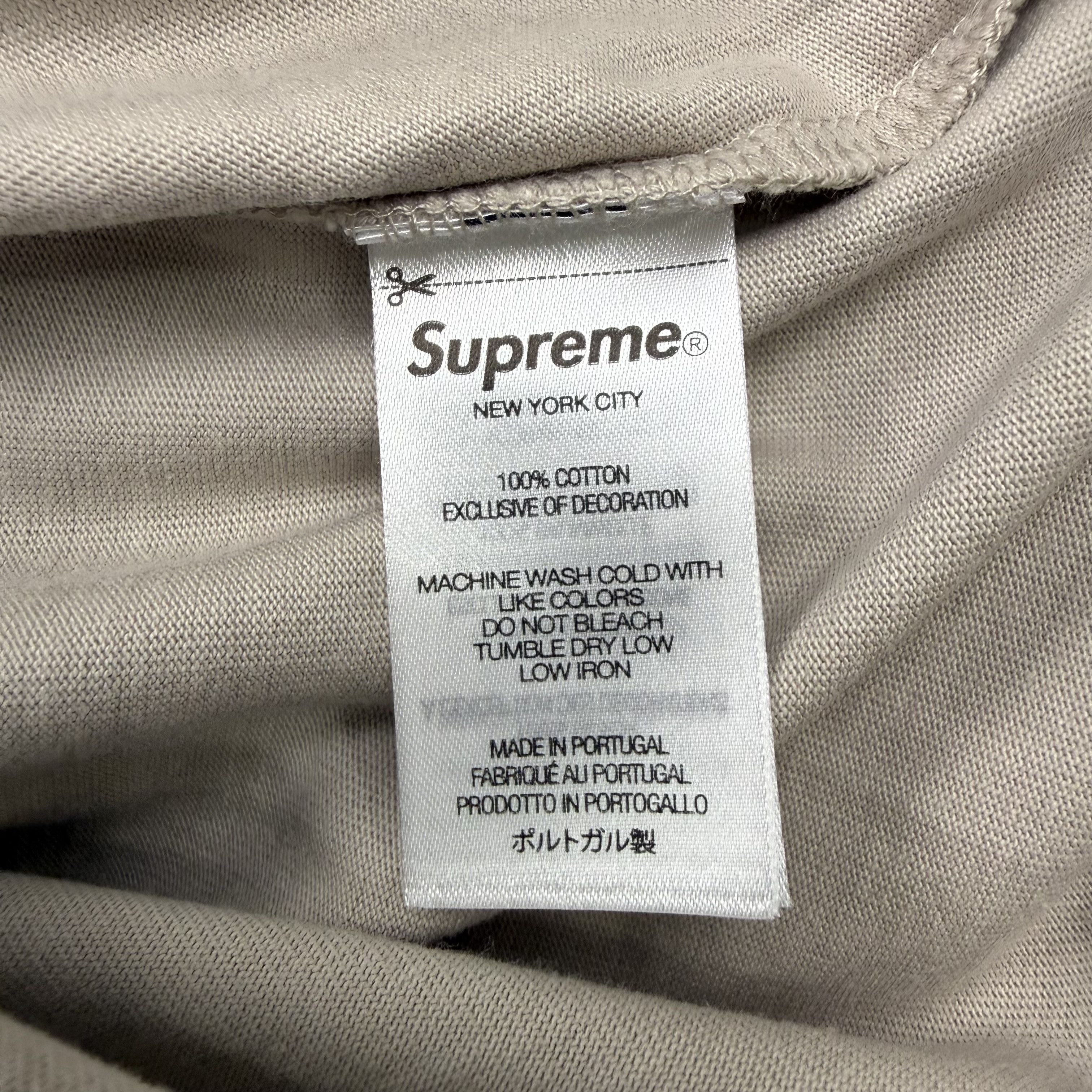 Supreme Supreme Small Box Logo Tee Tan Khaki Mens XL T-Shirt Size US XL / EU 56 / 4 - 4 Thumbnail