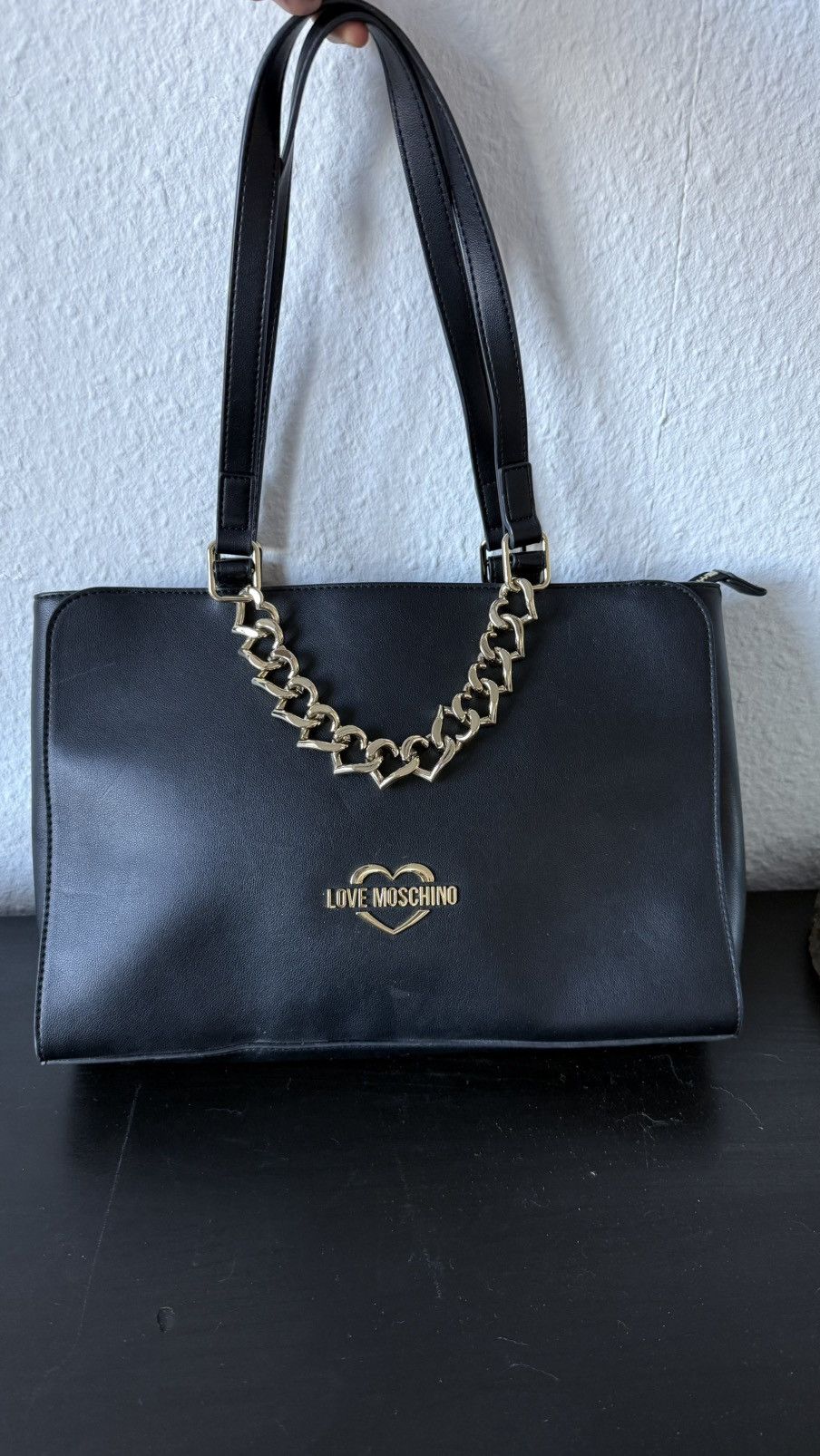 Love Moschino Love Moschino Women's Chain Tote Bag - Black Size ONE SIZE - 1 Thumbnail