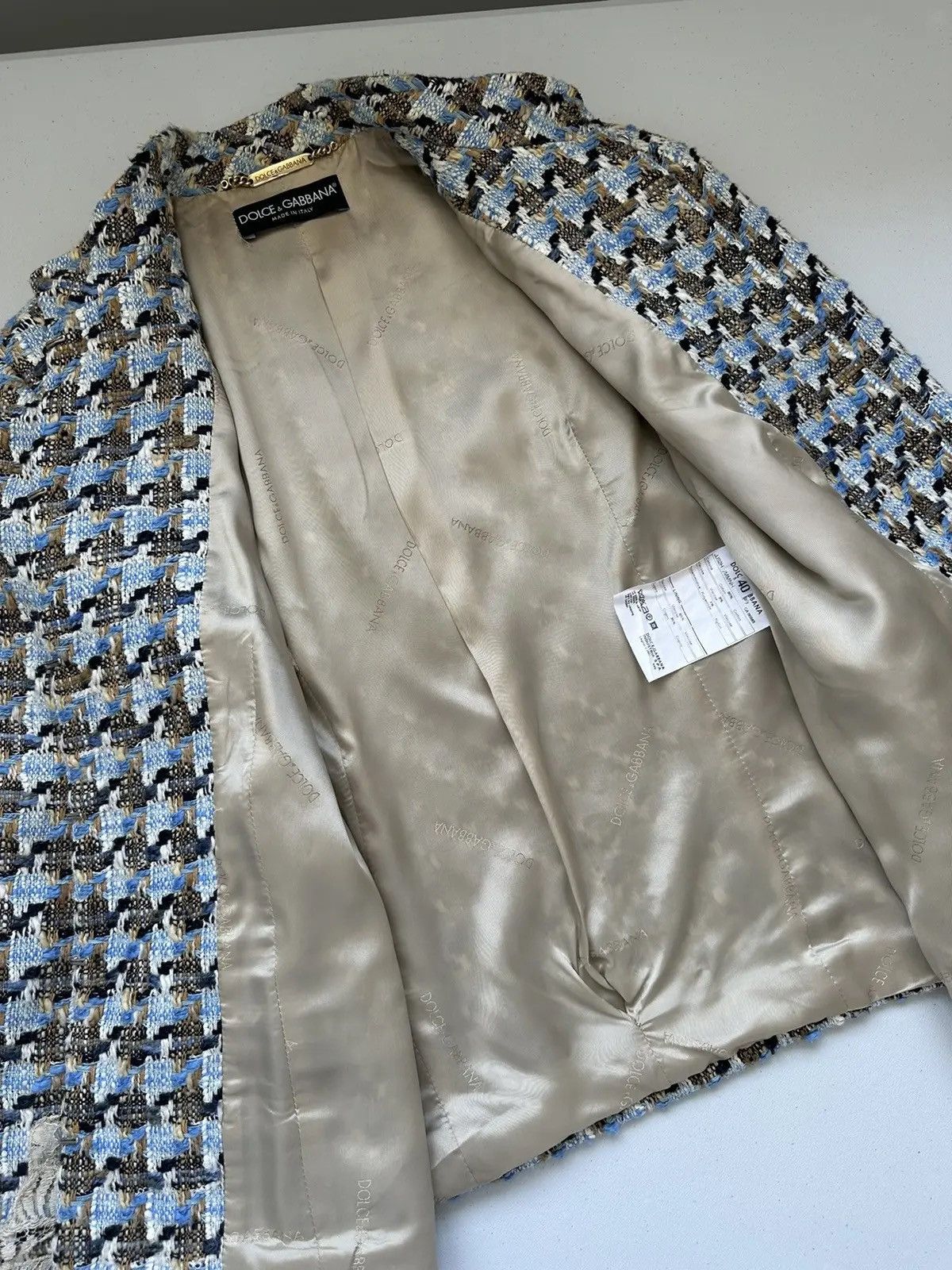 Dolce & Gabbana Dolce & Gabbana Archiv Blazer Jacket Designer Womens Size S / US 4 / IT 40 - 10 Thumbnail
