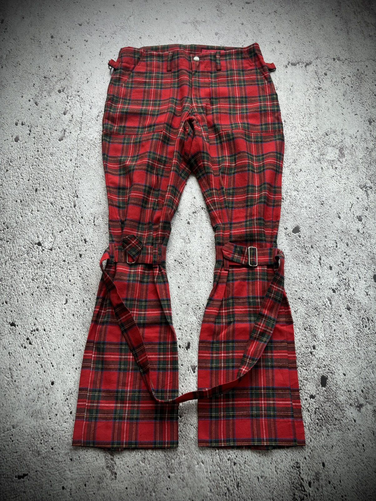 Hysteric Glamour Y2k liguis multi zipper bondage Punk style pants Size US 31 - 1 Thumbnail
