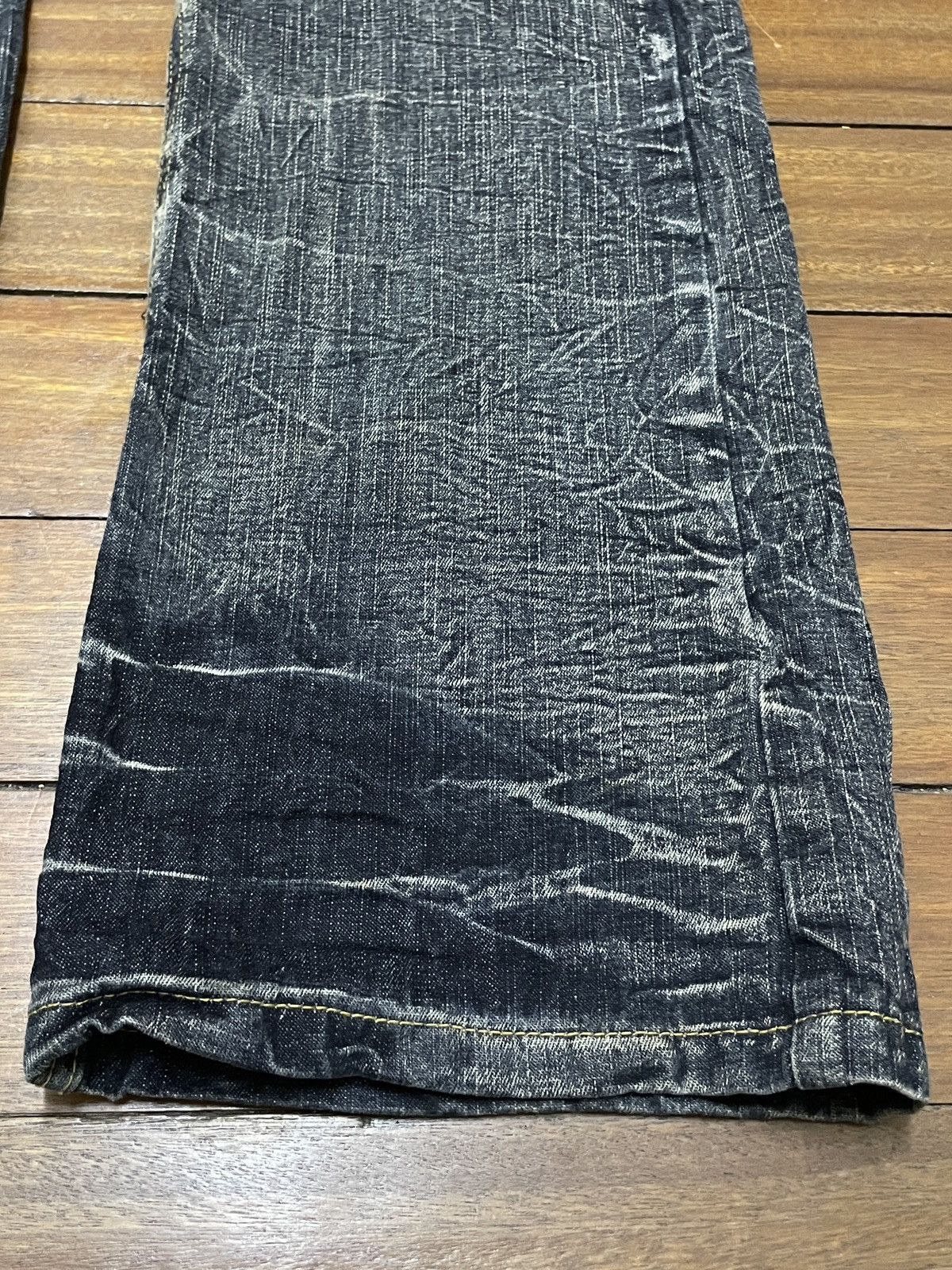 LOWBOX Very Rare Design Vintage Japanese Brand Lowbox Jeans 1990s Size US 33 - 6 Thumbnail