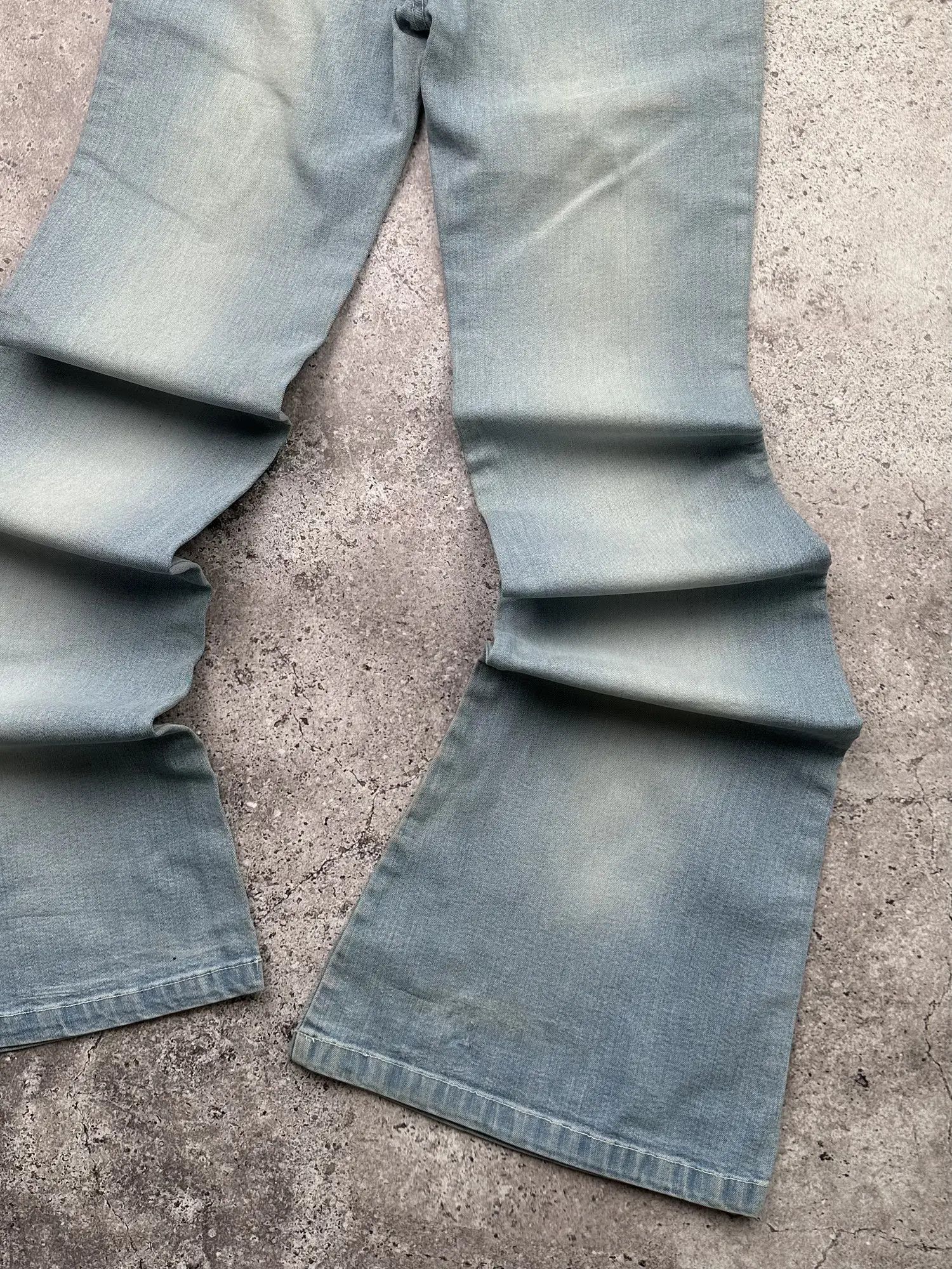 Japanese Brand Vintage Super Flare Jeans C112(V169) Size 24" / US 00 / IT 34 - 9 Thumbnail
