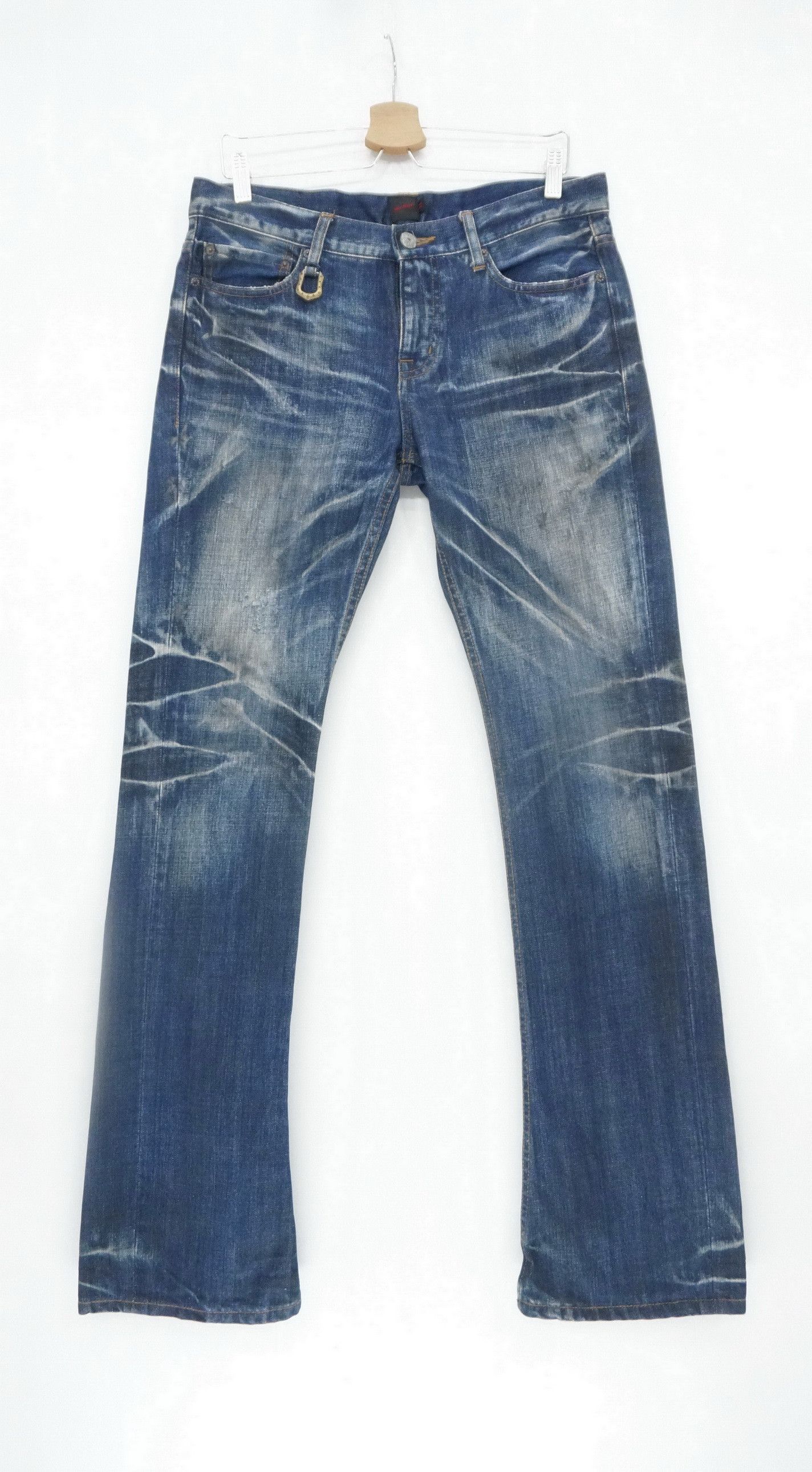 BUFFALO BOBS Dope 🔥 JACKROSE Flared Distressed Jeans Size US 33 - 1 Thumbnail