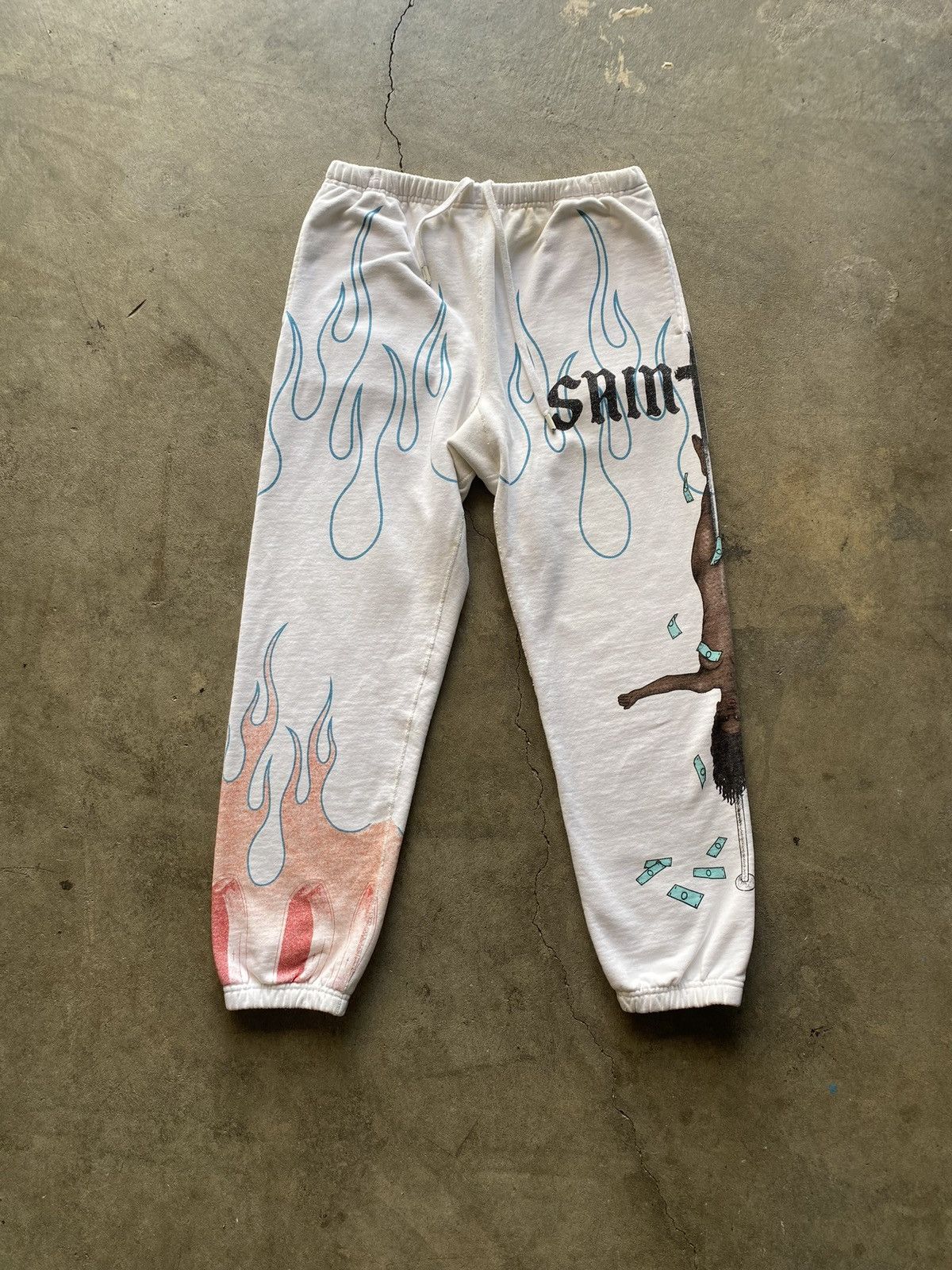 Saint jhn merch sweatpants hotsell