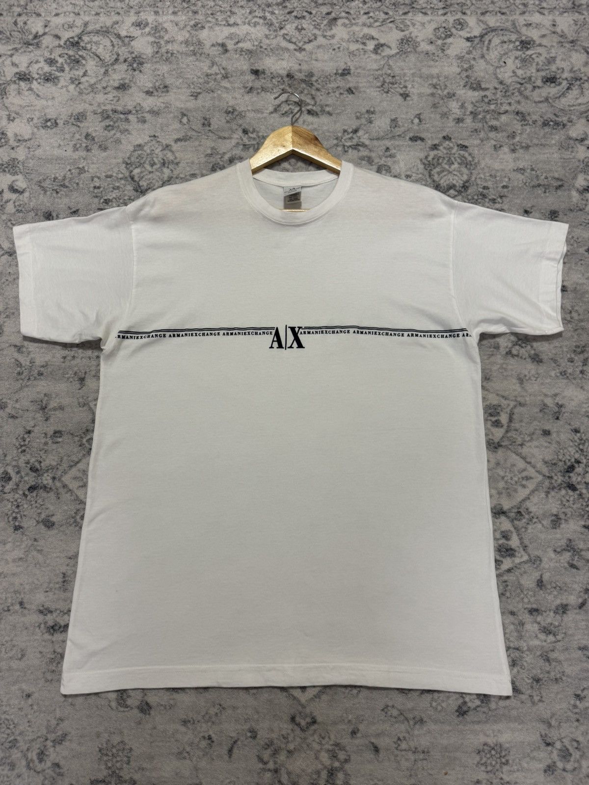 Armani Exchange ARMANI EXCHANCE SPELLOUT TEE Size US XL / EU 56 / 4 - 1 Thumbnail