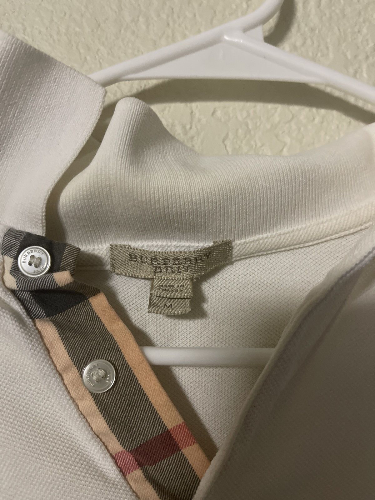 Burberry berberry white tee Size US M / EU 48-50 / 2 - 3 Thumbnail
