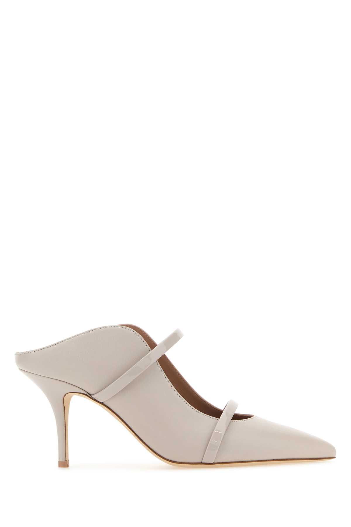 image of Malone Souliers Light Pink Leather Maureen 70 Pumps Shoes, Women's (Size 9)