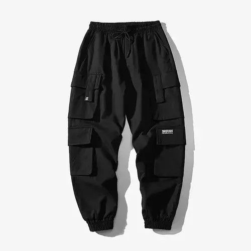 Other Streetwear Mens Harem Joggers Pants Men Cargo Pants Size US 32 / EU 48 - 2 Thumbnail