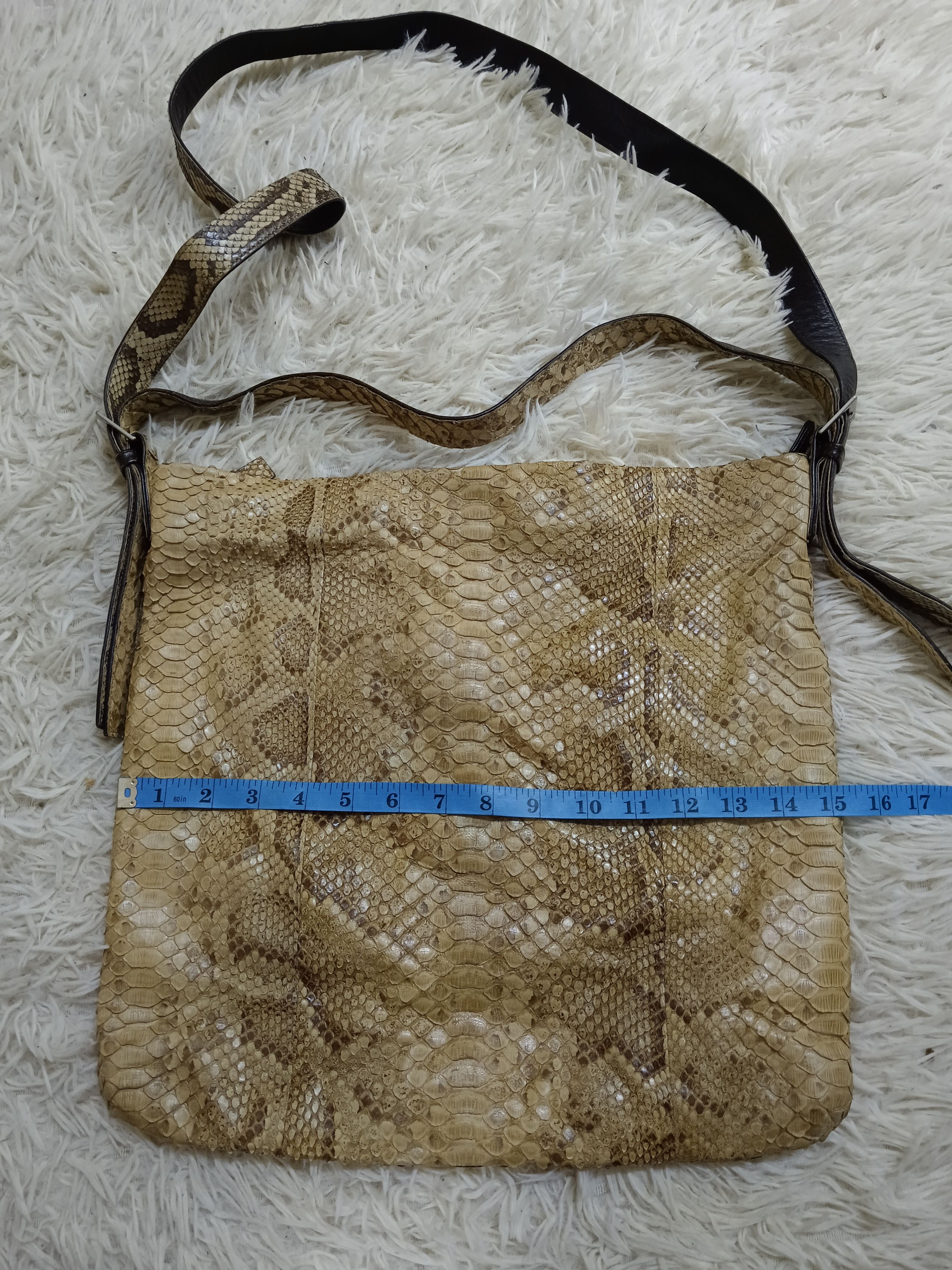 Leather LEATHER PYTHON SKIN DONN MADE IN JAPAN 2WAYS Size ONE SIZE - 3 Thumbnail
