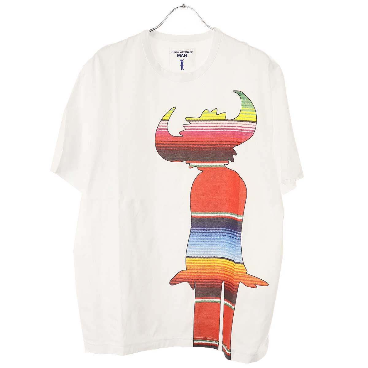 Image of Comme Des Garcons x Junya Watanabe Aw22 Jamiroquai Jay Kay T-Shirt, Men's (Size XL)