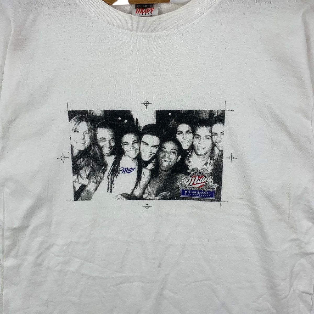 Vintage Vintage 90’ MILLER BEER BREWING Fotofolio Ads Tee Shirt Size US L / EU 52-54 / 3 - 6 Thumbnail