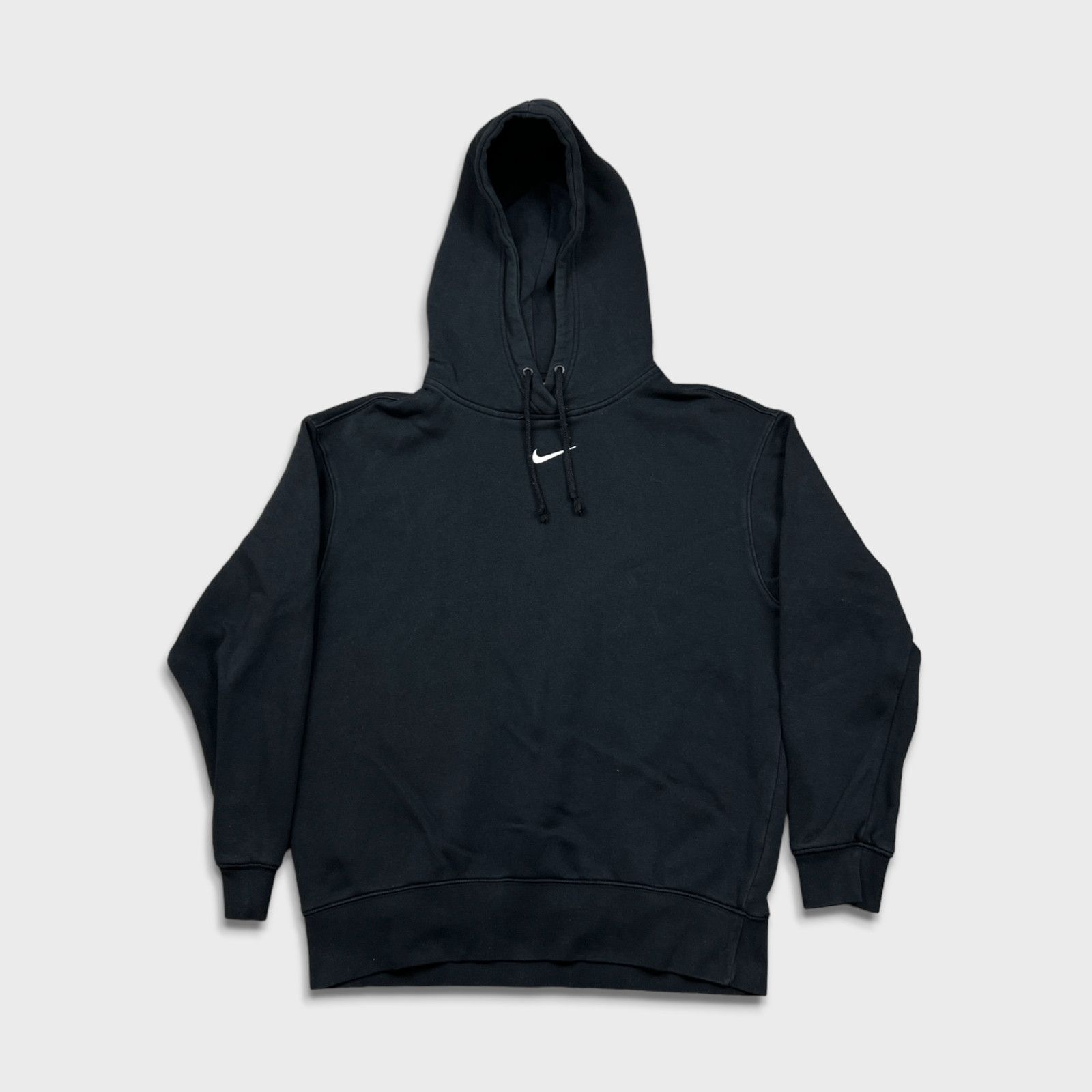 Nike × Vintage Nike Sportswear Hoodie XS Mid Swoosh Hooded Sweatshirt Size XS / US 0-2 / IT 36-38 - 1 Thumbnail