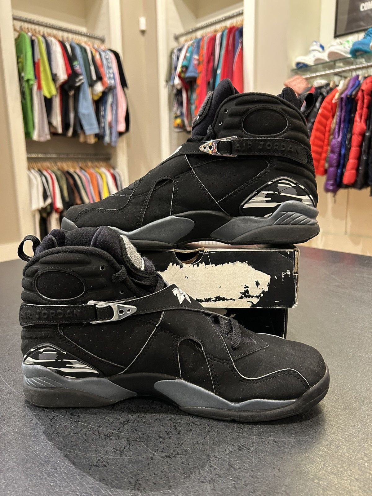 Jordan Brand Jordan 8 Retro ‘Chrome’ Size US 11 / EU 44 - 2 Thumbnail
