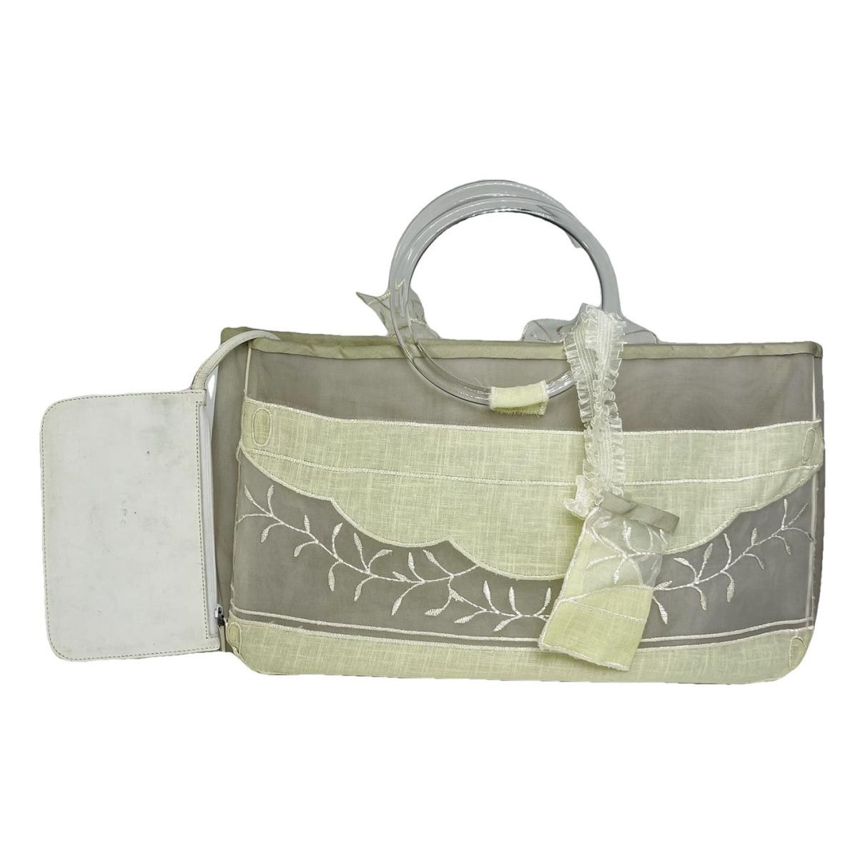 Gucci White Leather Handbag Size ONE SIZE - 1 Thumbnail