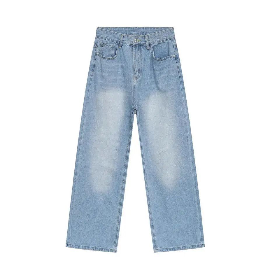Japanese Brand Retro loose high street straight leg jeans Size US 32 / EU 48 - 5 Thumbnail