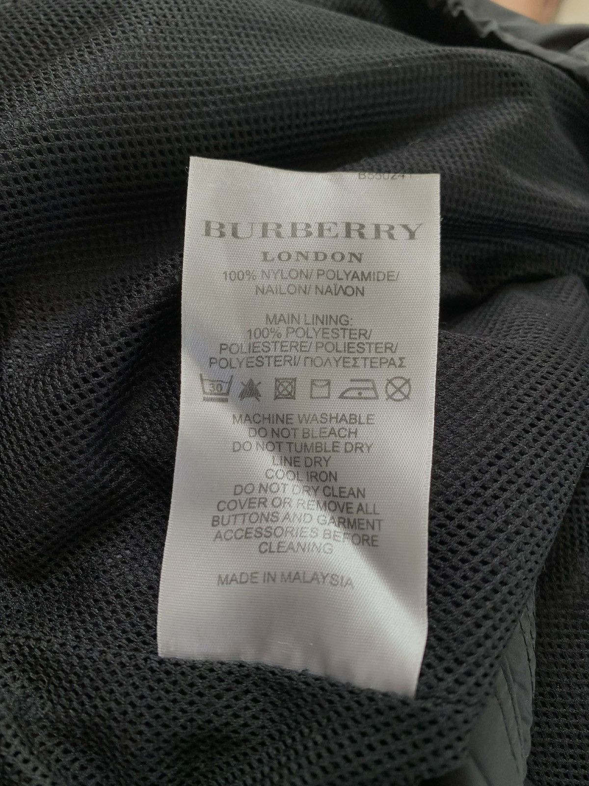 Burberry Burberry Nylon Utility Jacket (Black) Size M / US 6-8 / IT 42-44 - 6 Thumbnail