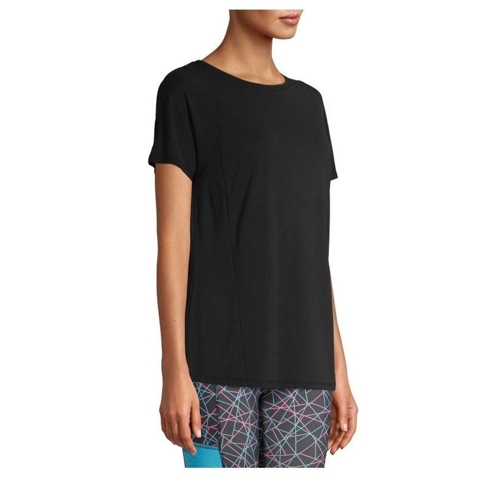 Athletic Works Active Performance Commuter T-Shirt top tee XS 0-2 keyhole Size XS / US 0-2 / IT 36-38 - 5 Thumbnail