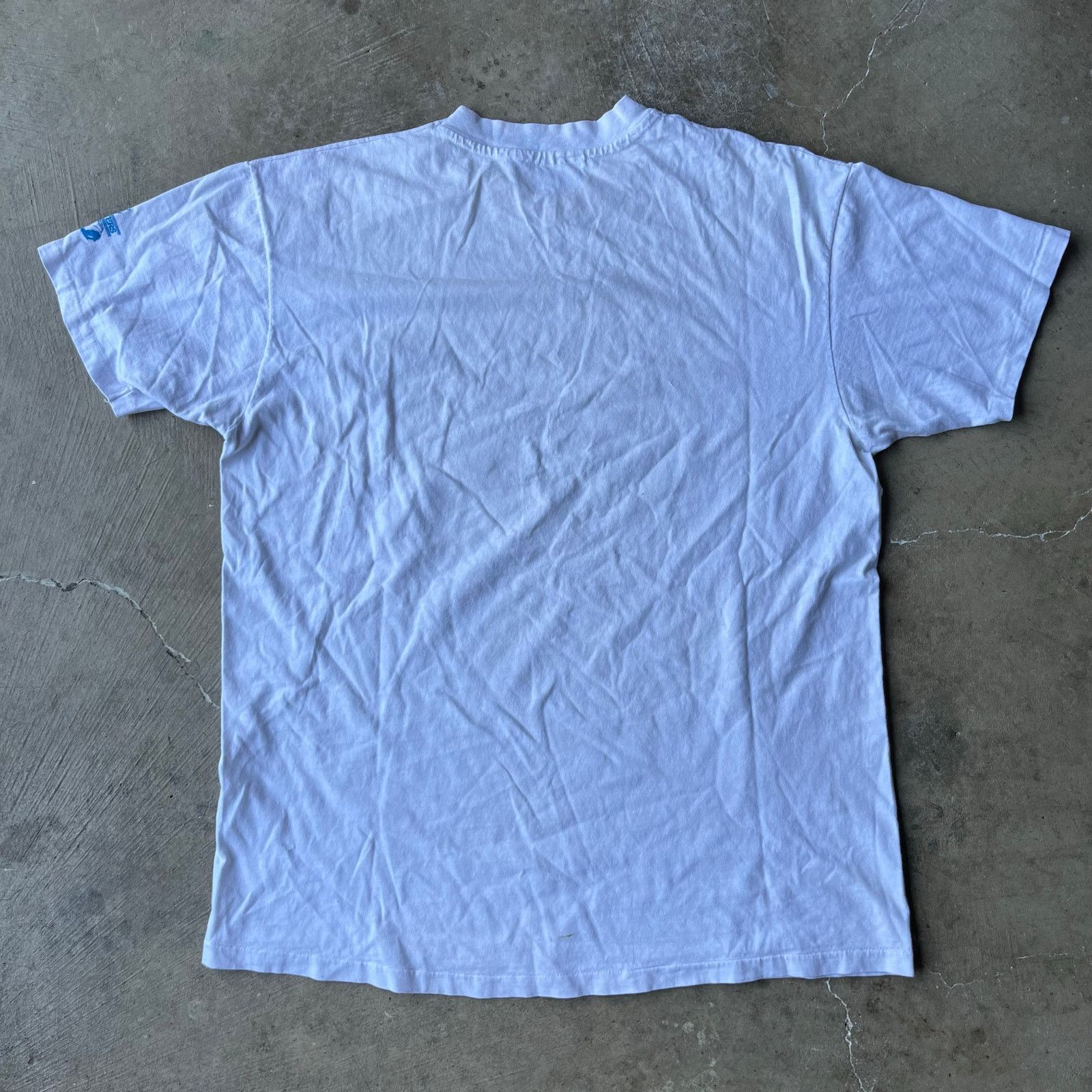 Vintage VINTAGE 80S ROADSTERS WHITE ART TEE SHIRT GRAPHIC XL Size US XL / EU 56 / 4 - 2 Thumbnail