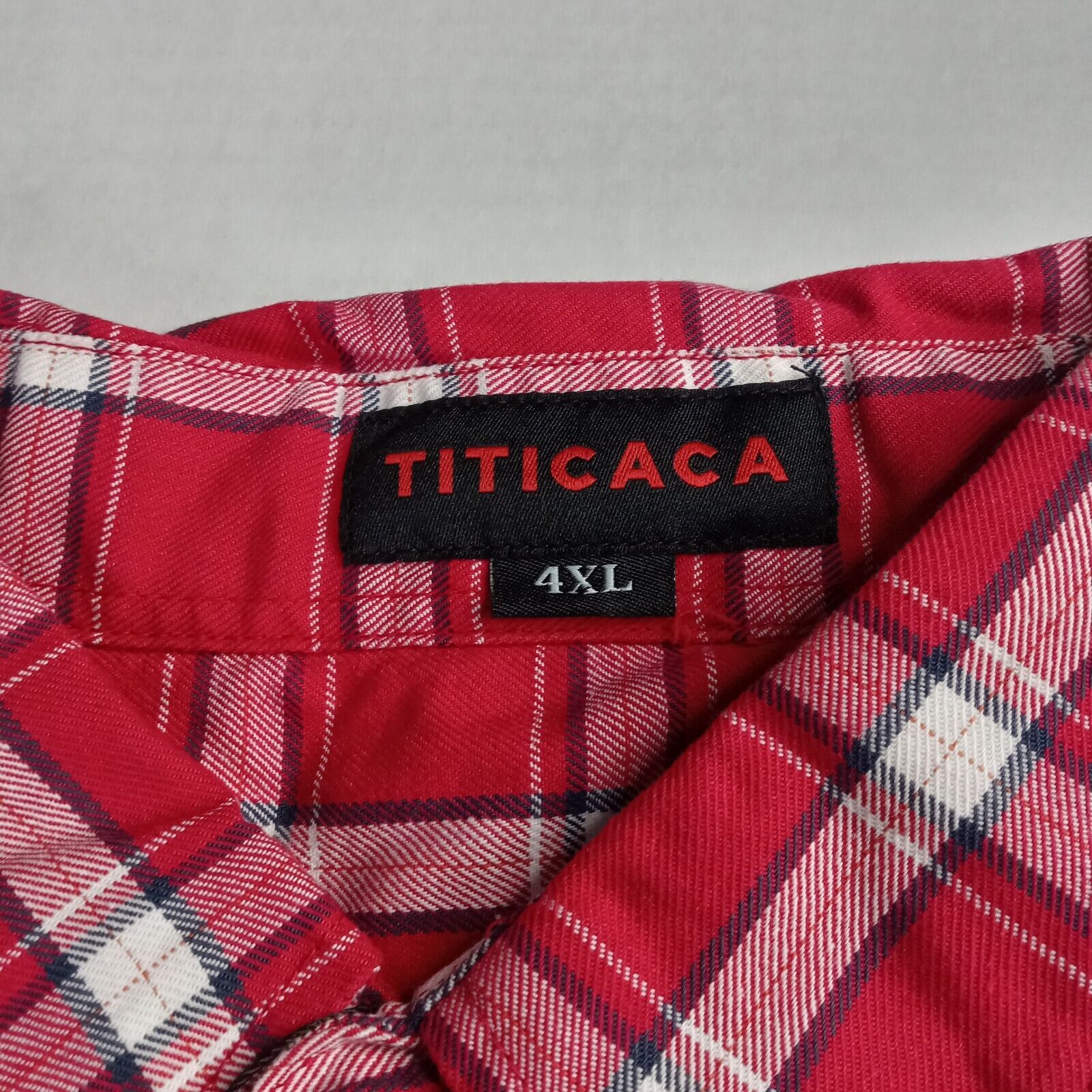 & Other Stories Titicaca FR Work Shirt Flame Resistant Men's 4XL Red Plaid Size US XXL / EU 58 / 5 - 4 Thumbnail
