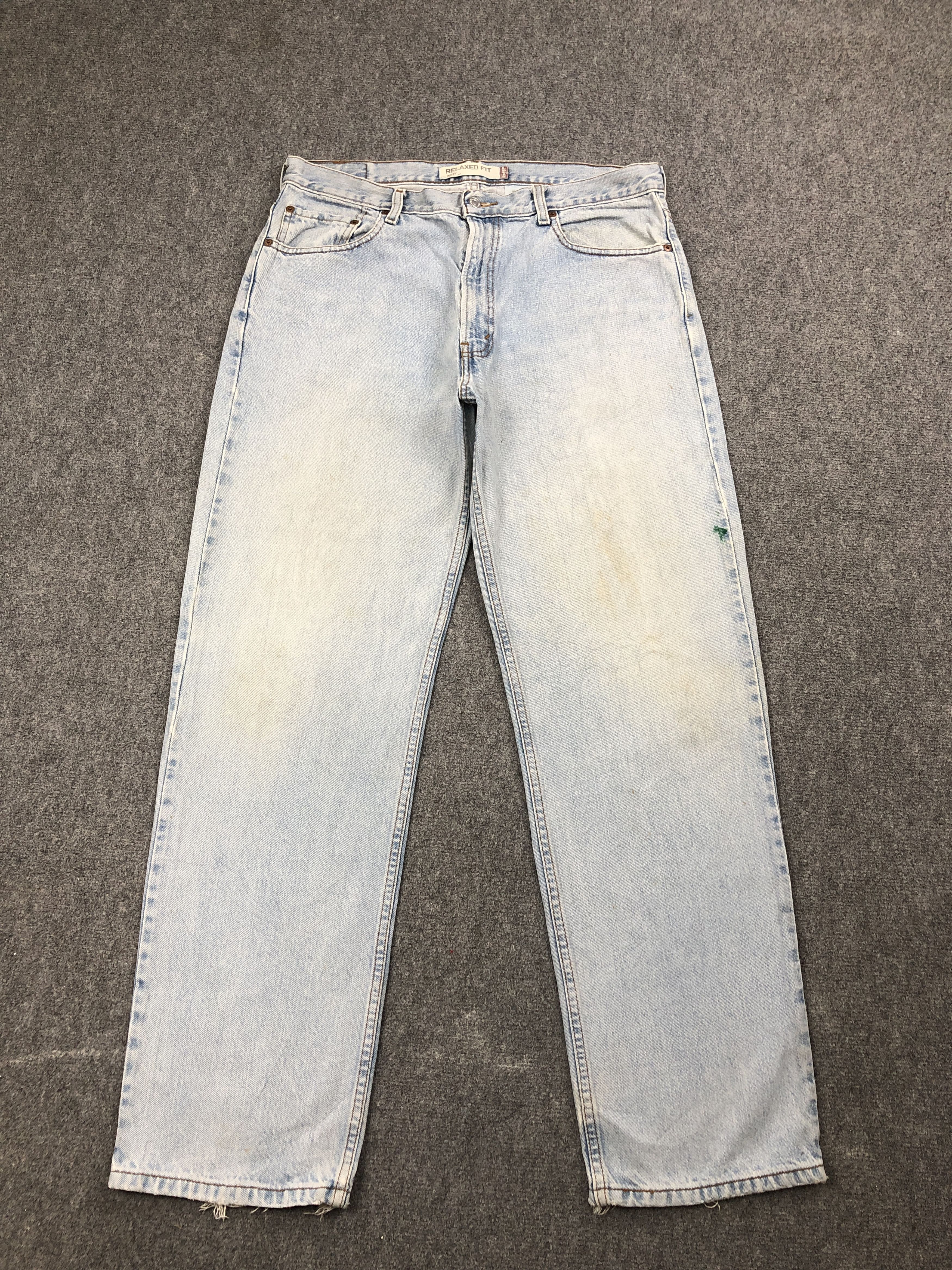 Levi's Light Washed Vintage Levis 550 Jeans DP2520 Size US 35 - 1 Thumbnail