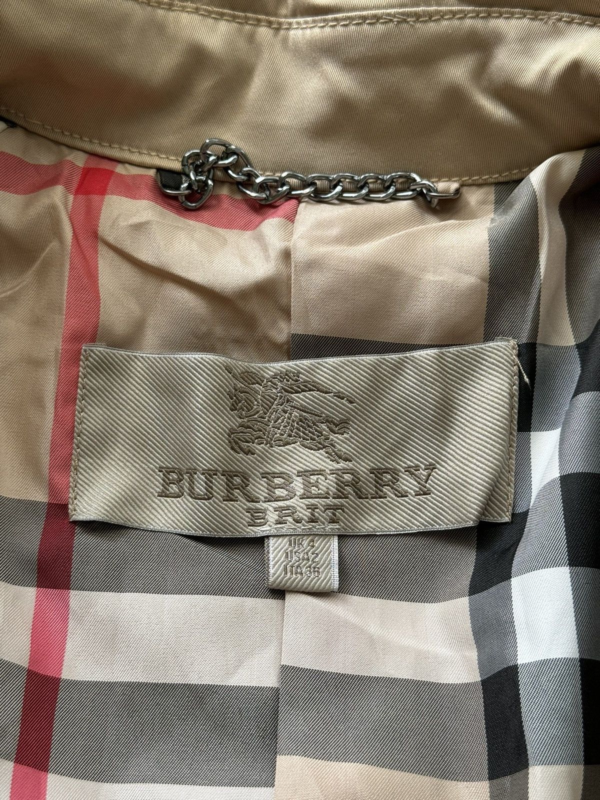 Burberry × Designer Burberry nova check iconic belted trench coat jacket Size XS / US 0-2 / IT 36-38 - 5 Thumbnail