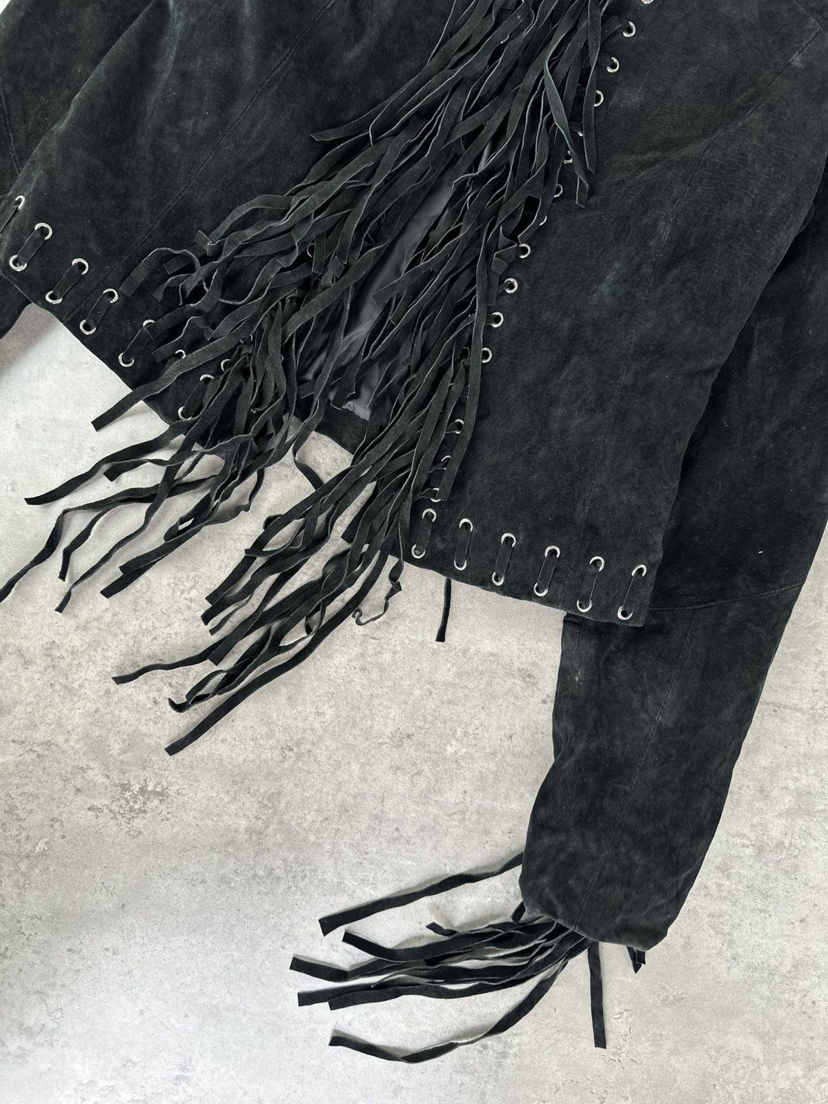 Japanese Brand Vintage Suede Jacket Size XS / US 0-2 / IT 36-38 - 5 Thumbnail