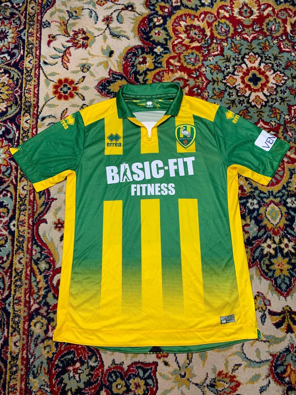 Errea ADO Den Haag jersey 2016 2017 Home Football Shirt #9 JW Wigt Size US XL / EU 56 / 4 - 1 Thumbnail
