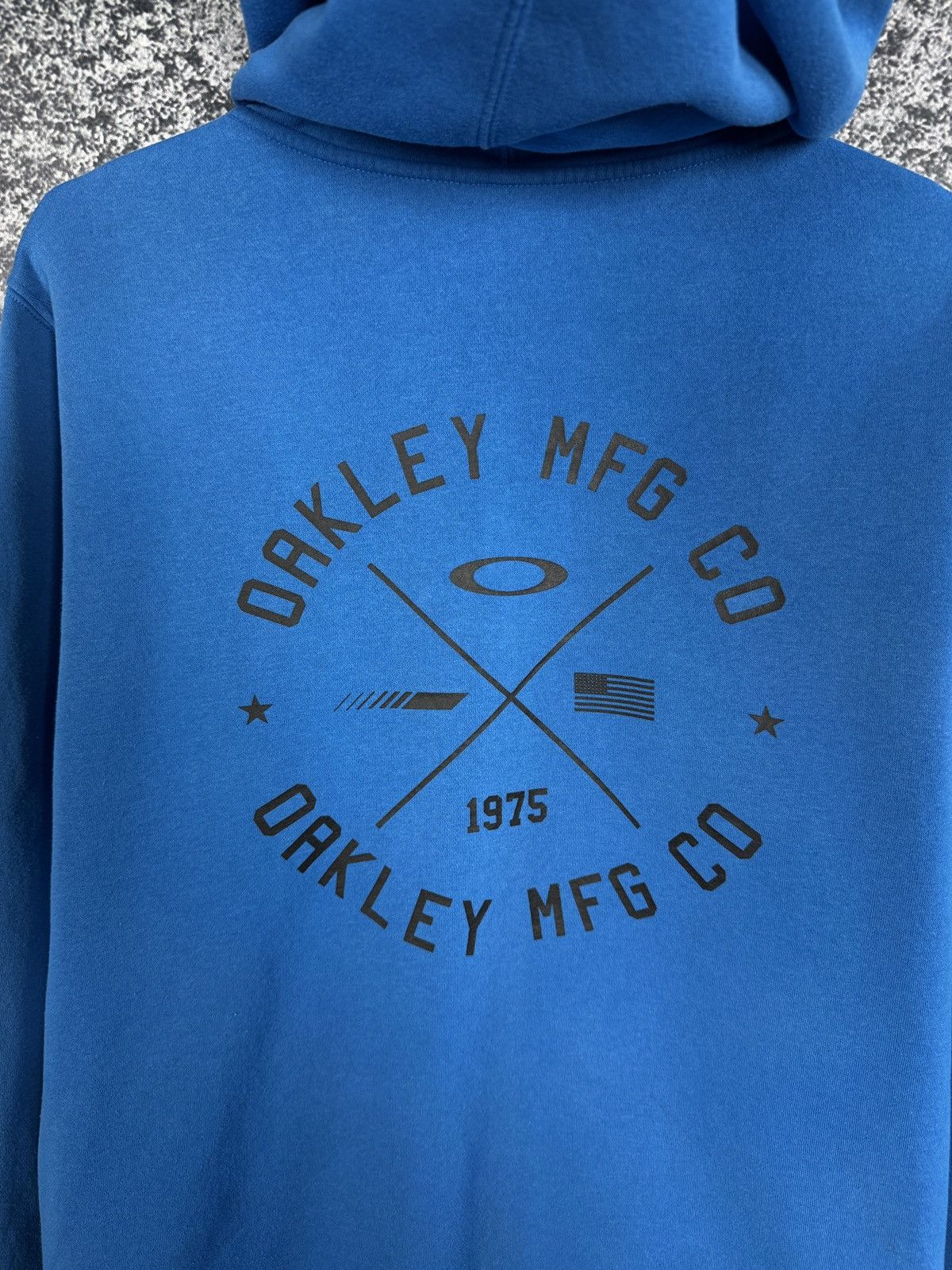 Oakley Men’s Oakley Blue Zip Up Hoodie Jacket MFG Co Logo Size M Size US M / EU 48-50 / 2 - 18 Thumbnail