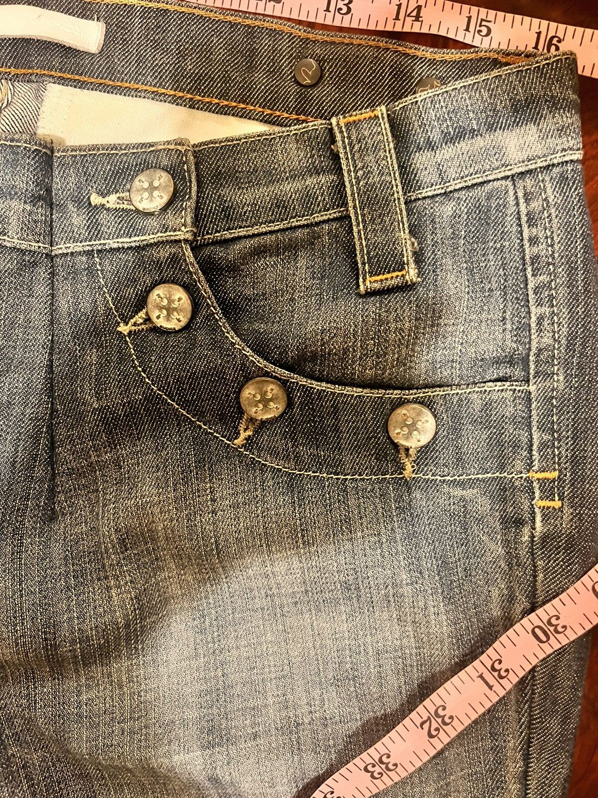 Vintage “freedom of choice” wide bottom jeans Size US 33 - 5 Thumbnail